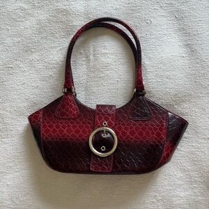 Vintage Ombré Cherry Red Bag